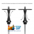 Кальян Alpha Hookah Model X Reverse Black Matte (Реверсе Черный Матовый) фото - 2